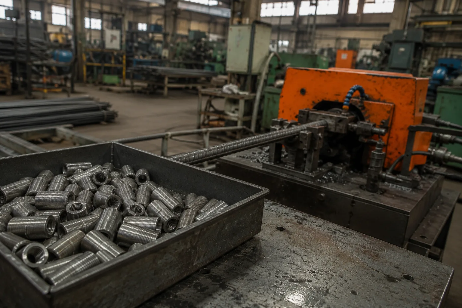 Inside the workshop