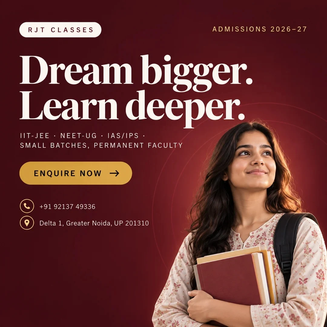 RJT Classes: IIT-JEE, NEET-UG and IAS/IPS coaching